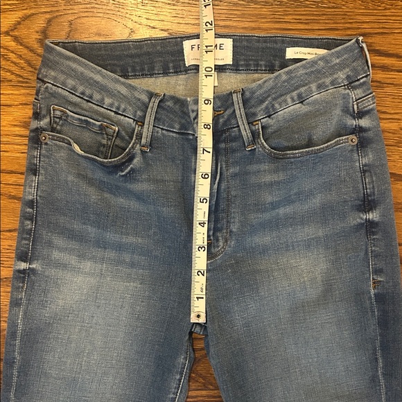 Frame Denim le crop mini boot size 27 raw hem - Picture 5 of 7